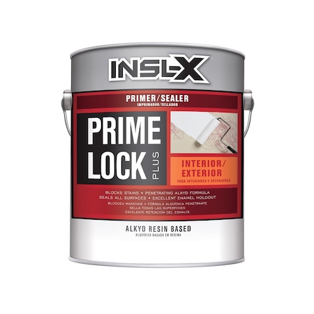 INSL-X BY BENJAMIN MOORE Insl-X Prime Lock White Flat Oil-Based Alkyd Primer and Sealer 1 gal PS8100099-01